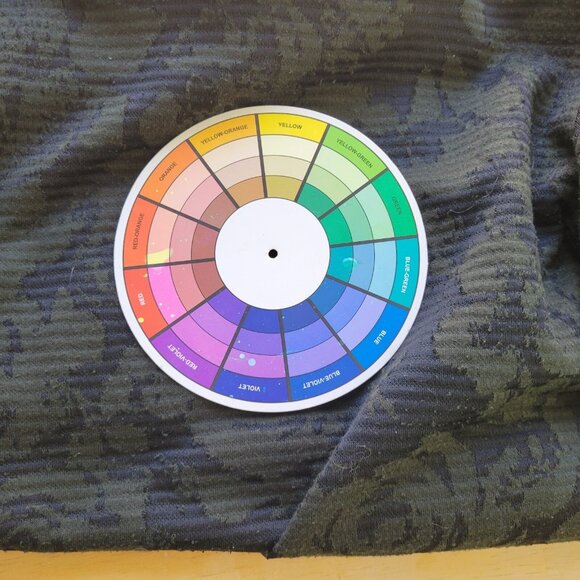 Rafaella Womens Top 2X Plus 3/4 Sleeve Green Roses Zip Shoulder FLO35E - Picture 9 of 9